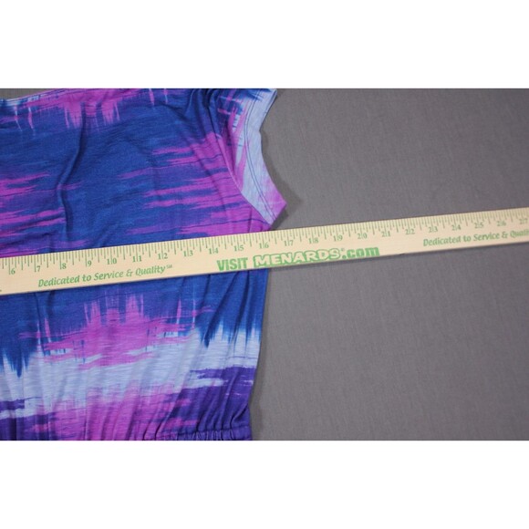 The North Face Blue tie dye Cap Sleeve Casual Dress Lightweight Stretch S - Picture 7 of 13